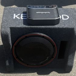 Kenwood Excelon And Rockford Fosgate Subwoofer Amplifier