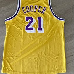 Authentic Lakers copper Jersey from retirement game 