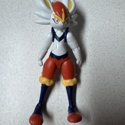 Pokémon Cinderace 6" Action Figure 9 Points Articulation 
