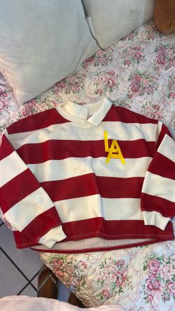 Red and White sweater