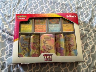 Pokémon Costco five pack mini tin, no trades