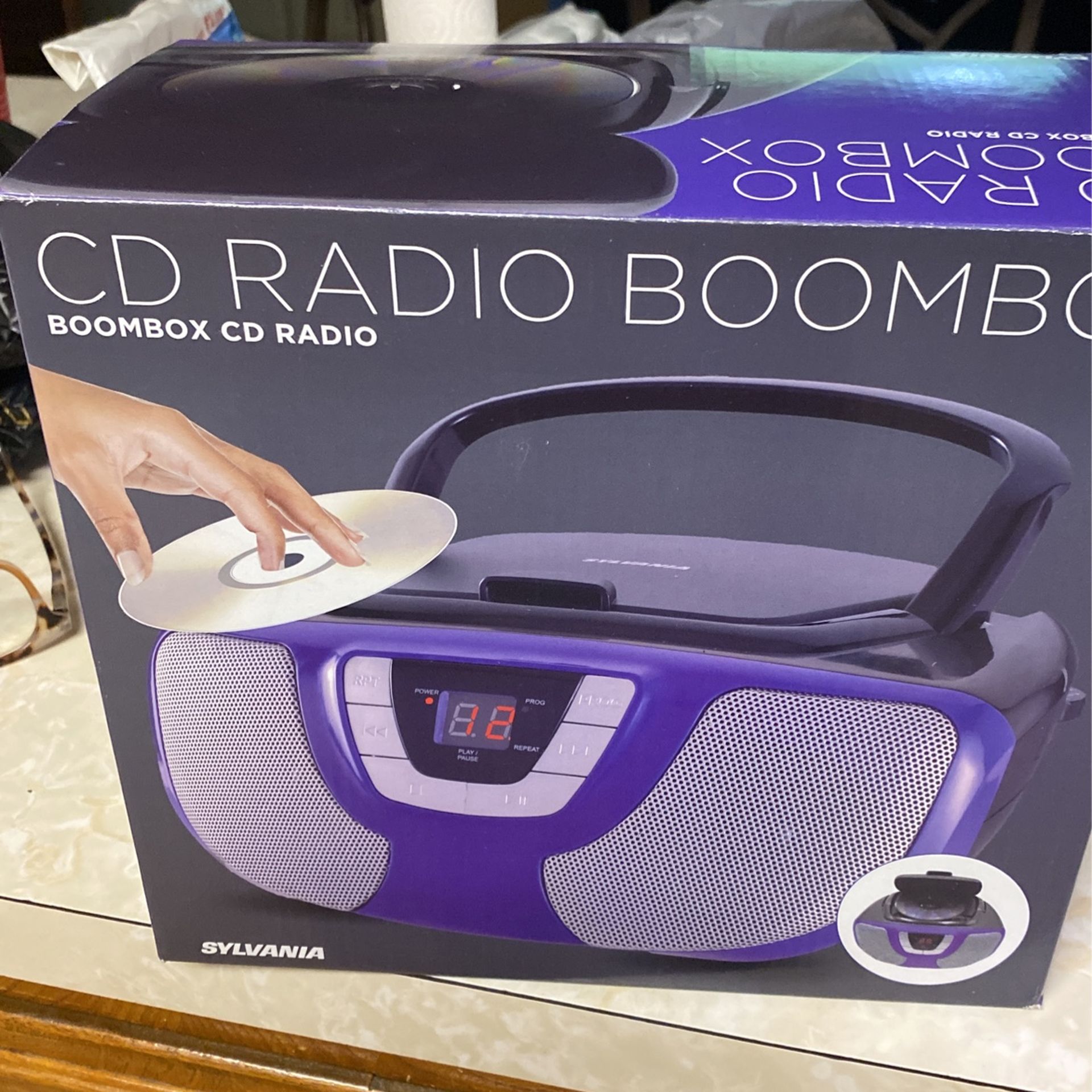 Sylvania CD Radio Boombox