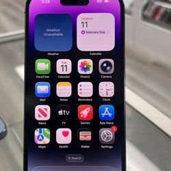 iPhone 14 Pro 128Gb *Unlocked* + *With Warranty* + *With Charger*