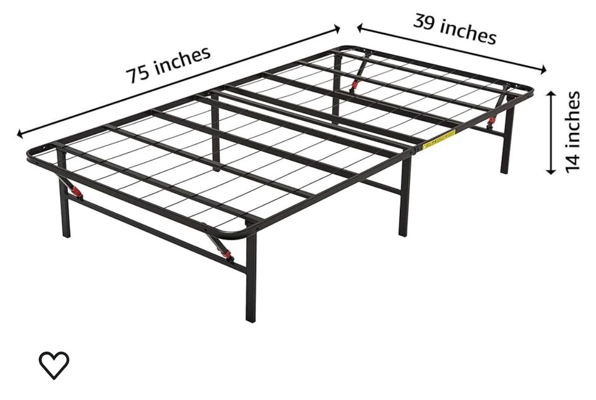 Twin Metal Bed Frame 14 Inch