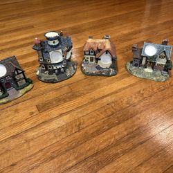 Vintage Christmas Village Set