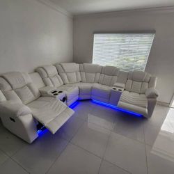 Reclining sectional for sale!!/For sale!!/ask for price 