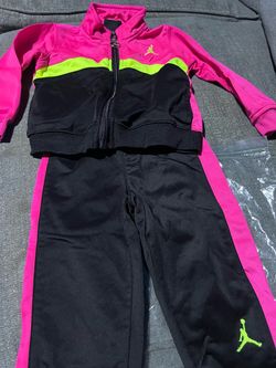 Toddler Girl Jordan Track Suit Size 18 Months