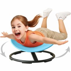 Kids Sensory Spinning Chair for Autism Ages 3+, Sit and Spin Swivel Chair for Kids with ADHD, balance swivel chair 