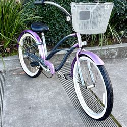 Electra 3 Speed Cruiser With Removable Electra Metal Basket