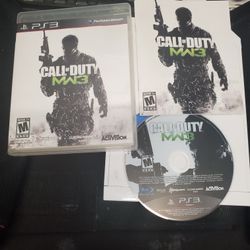 Call of Duty: Modern Warfare 3 Sony PlayStation 3 video game excellent condition MW3 CIB