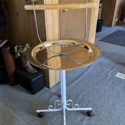 Bird Perch With Wheels