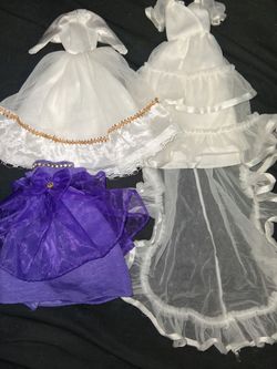 Barbie Doll size dress lot