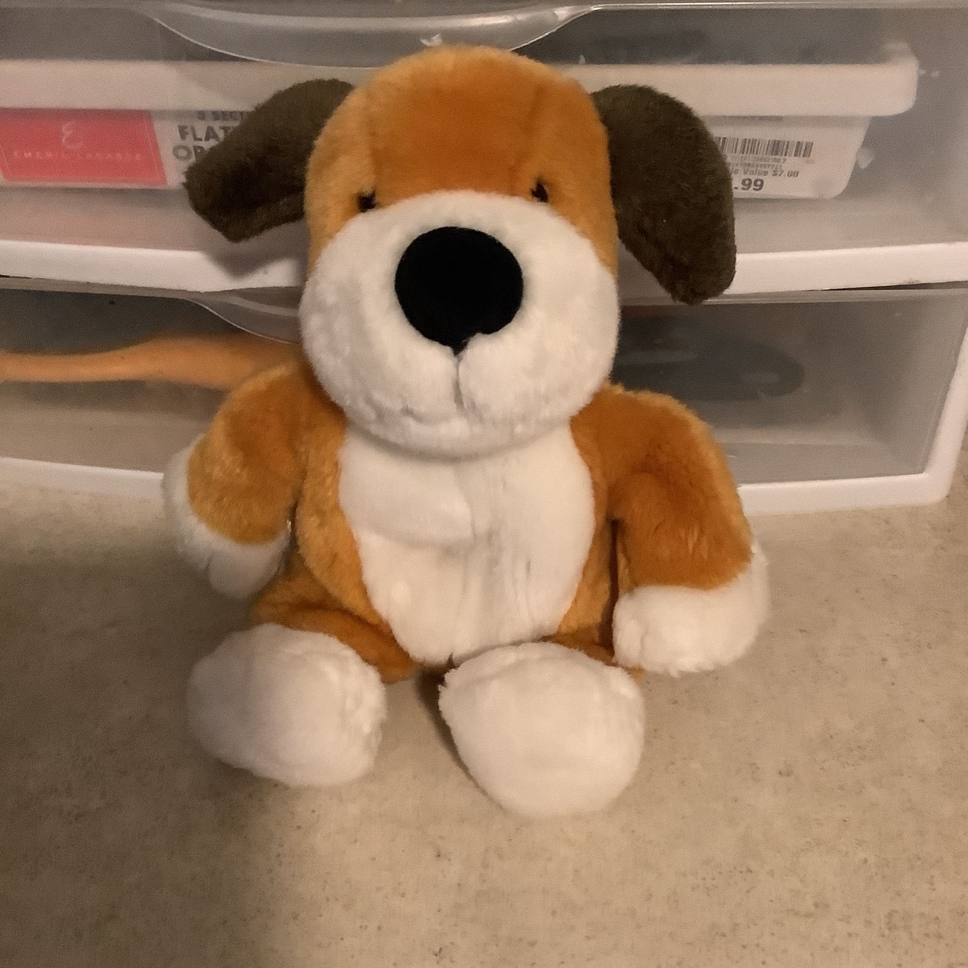 VTG Kipper The Dog Prestige Plush Puppy Stuffed Animal Toy Mick Inkpen 1998 8 in