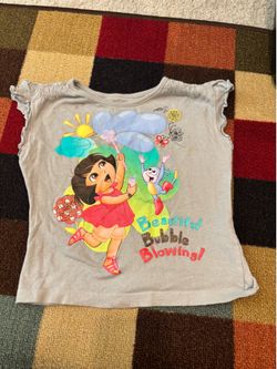 Dora the Explorer Girls T-Shirt. Size 5T.