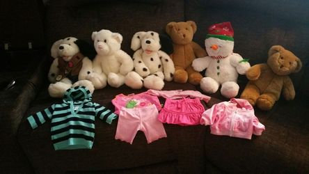 Build a bear bears & clothes