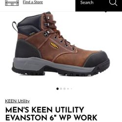 Men's Keen Utility Esd Waterproof Carbon Toe. 