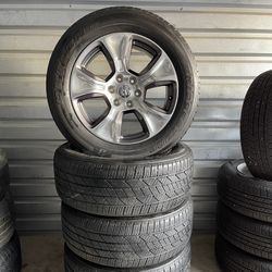 20” Bridgestone Dueler LX 275/55R20 Chevrolet, GMC and Dodge Ram 1500 Tires and Wheels Rims 