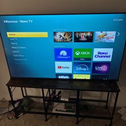 55 Inch Roku TV With TV Stand
