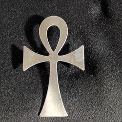 Beau Sterling Ankh Brooch/Pendant 