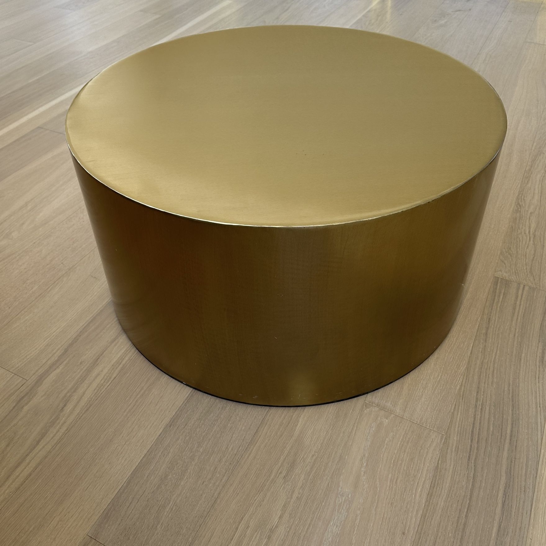 Gold Round Coffee Table