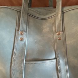 Vintage Light Blue Carry On Bag