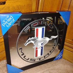 Ford Mustang Wall Mirror! 12 X 14**  Brand New!