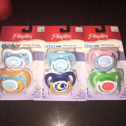 Playtex Pacifiers, 3 packs available