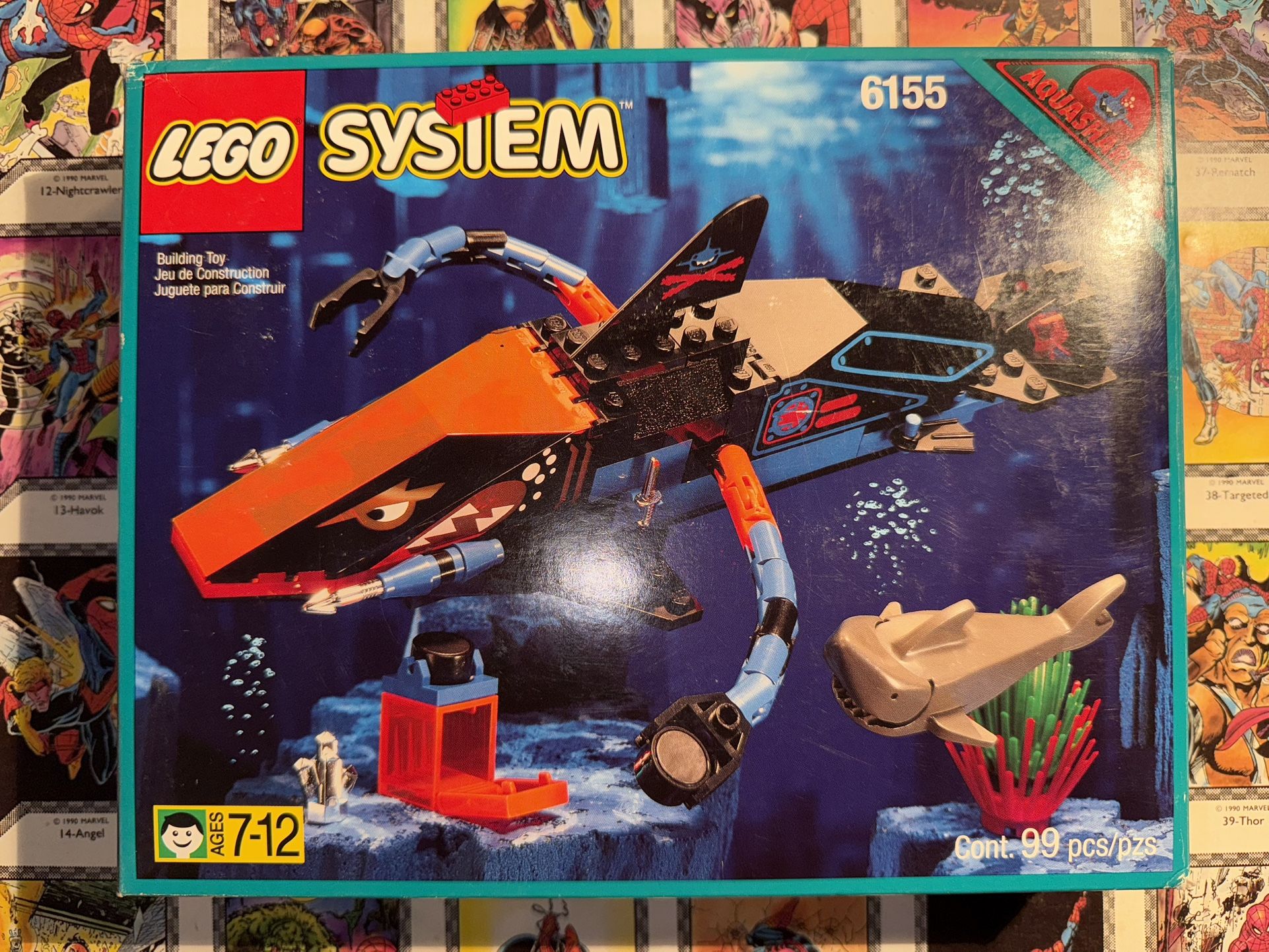 LEGO NEW Vintage 1995 Aquazone Aquashark Deep Sea Predator 6155