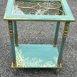 Custom Refinished Accent Table 