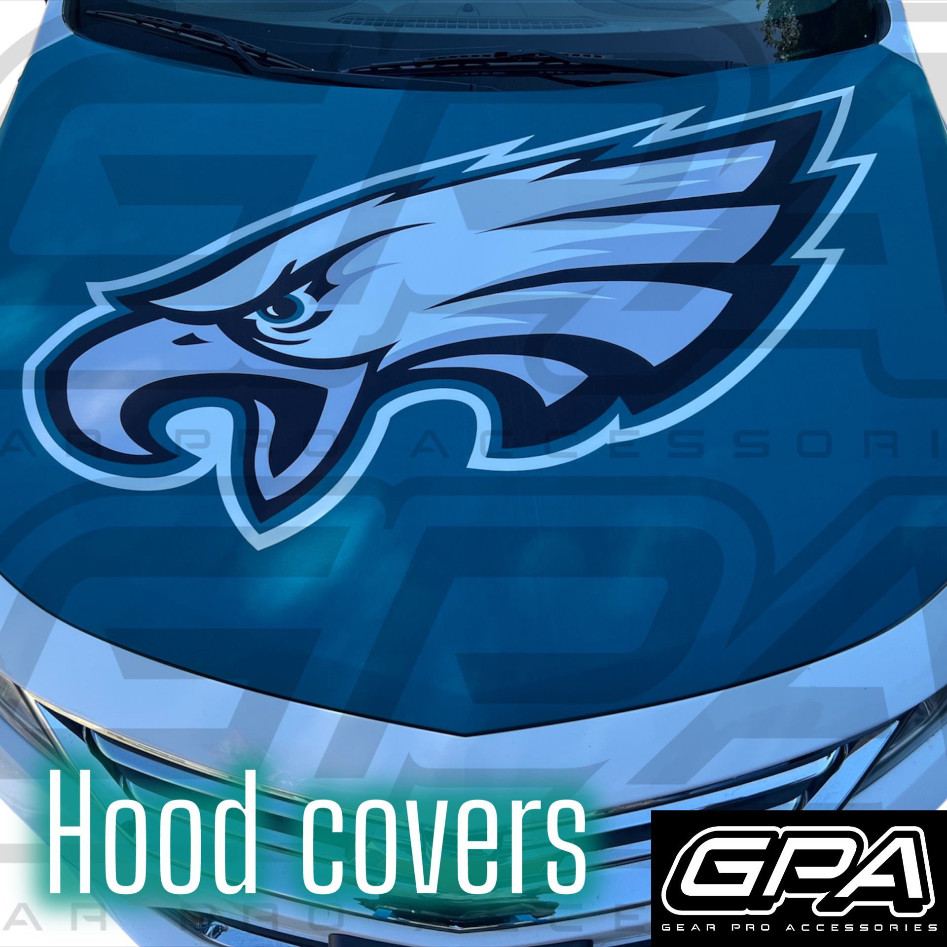Philadelphia Eagles Car Hood Cover NFL 