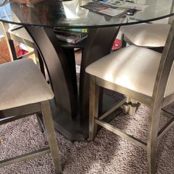 Table W/ Glass Top 