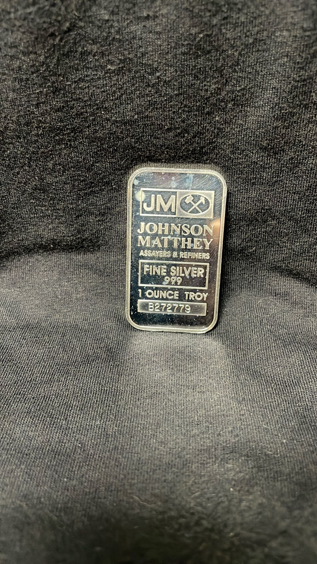 Johnson Matthey 999 Fine Silver Oz 