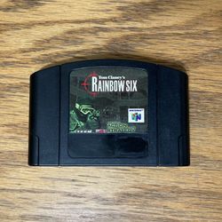Tom Clancy’s Rainbow Six 6 cartridge for Nintendo 64 n64 video game console system cart R6 clancys clancy