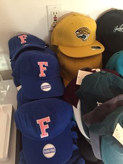 Brand new lot of nfl hats with tags