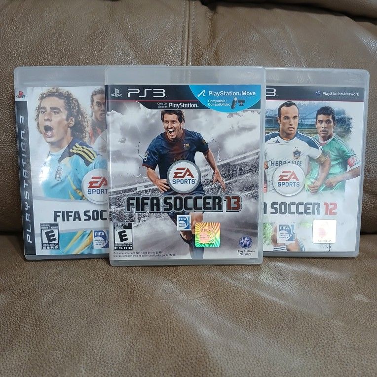 Fifa Soccer 09 12 And 13 For Playstation 3