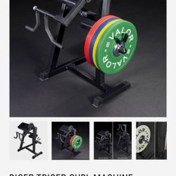 Valor Fitness Bicep Tricep Curl Machine