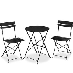 3  piece metal outdoor bistro set