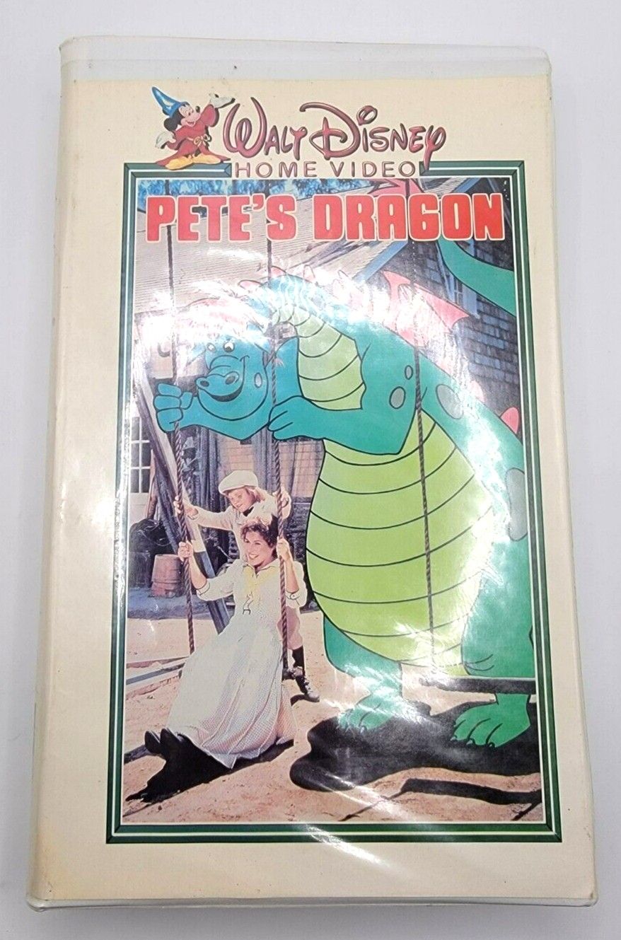 Pete's Dragon VHS VCR Tape Movie 1977 - Walt Disney Classic Home Video Clamshell