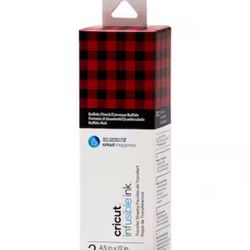 Cricut™ 4.5"x12" Infusible Ink Transfer Sheets 2ct in Buffalo Check NEW!! NIB