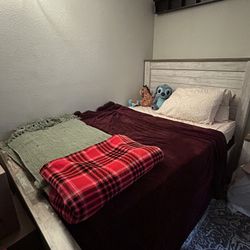 Bed Frame and  Side Table 