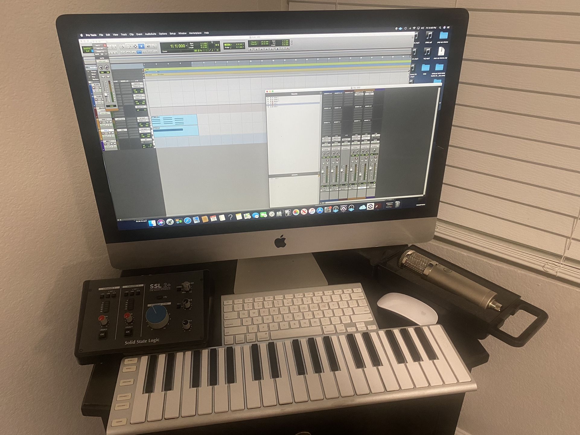 SUPER STUDIO PACKAGE DEAL, 27 iMac Plus SSL AUDIO INTERFACE AND U47 VOCAL