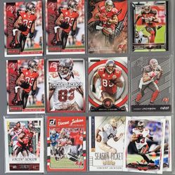 🏈 13 Card (10 Different) WR Vincent Jackson Cards