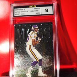 1999 Skybox Metal Universe #131 Randy Moss UCG MINT  9