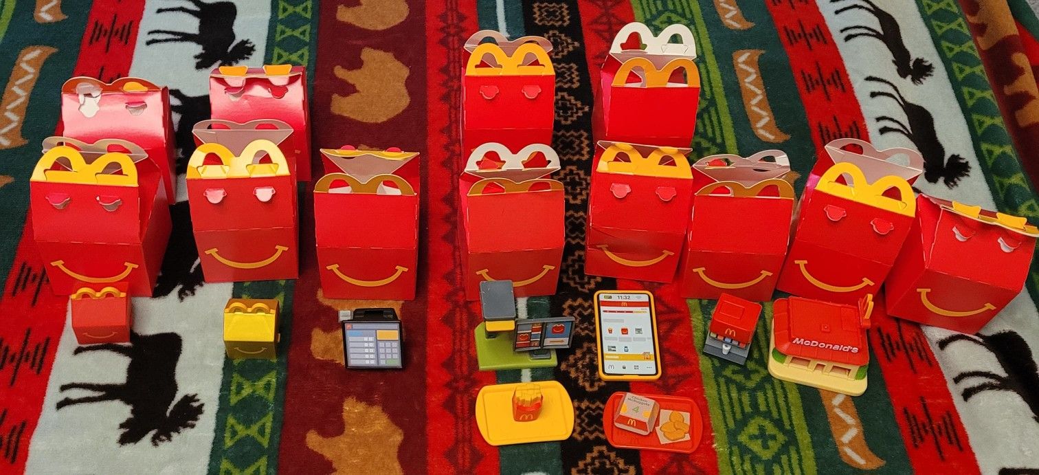 12 Brand New Mini McDonald's Toys