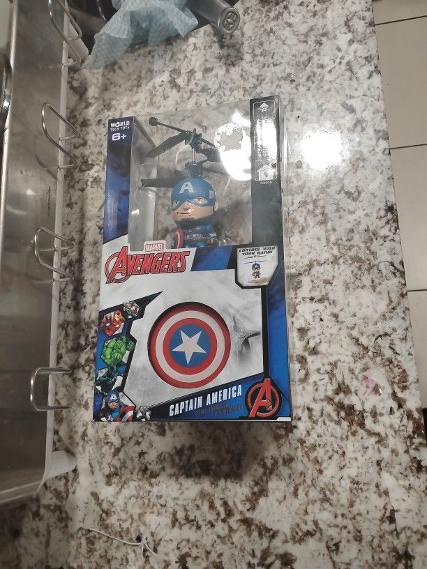 Captain America Flying Character UFO Helicopter
