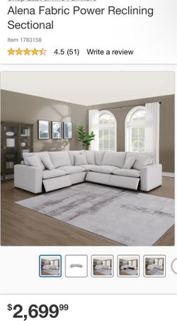 🛋️✨Fabric Power Reclining Sectional $1,900