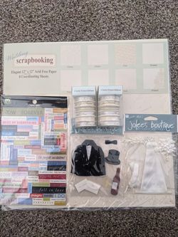 Wedding Scrapbook Items & Punch
