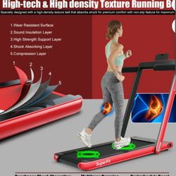 perFit 2.25HP 2 in 1 Folding Treadmill W/ Speaker Remote Control APP