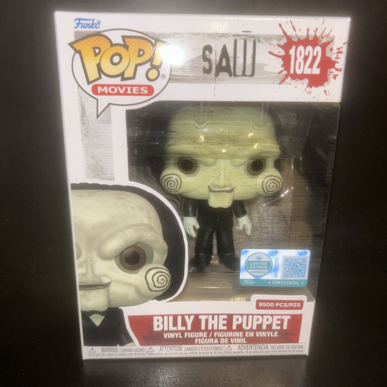 Funko Pop! Billy The Puppet #1822 LE 9500 PCS SAW