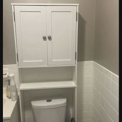 Over Toilet Towel Cabinet